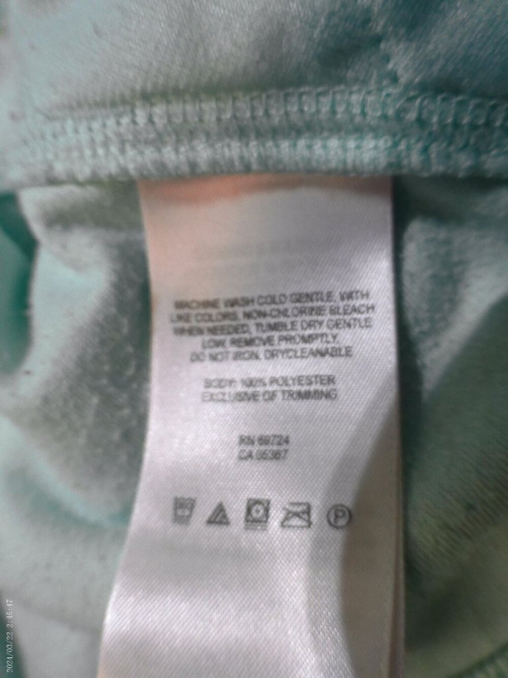 Columbia Hoodie Fleece Velour Athleisure Aqua Medium - Picture 6 of 7